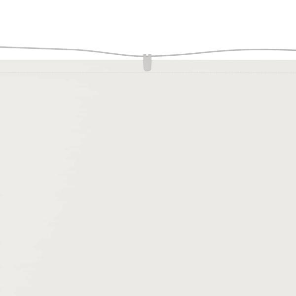 Senkrechtmarkise Weiß 60x1000 cm Oxford-Gewebe