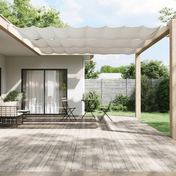 ARDEBO.de - Senkrechtmarkise Weiß 140x420 cm Oxford-Gewebe