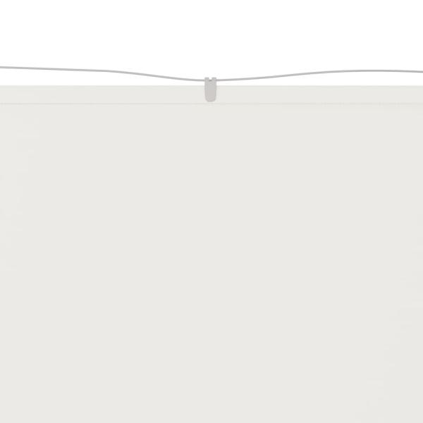 Senkrechtmarkise Weiß 140x420 cm Oxford-Gewebe