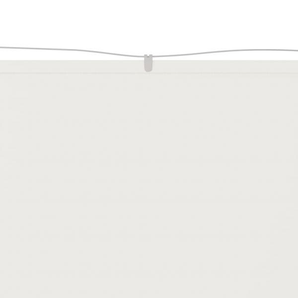 Senkrechtmarkise Weiß 140x420 cm Oxford-Gewebe