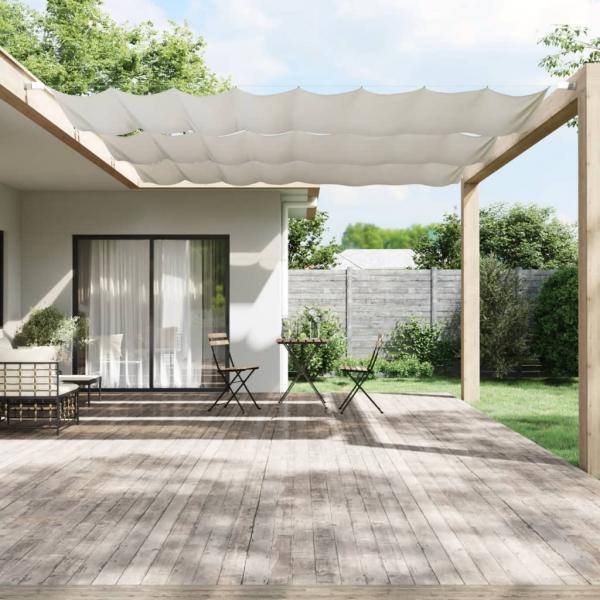 ARDEBO.de - Senkrechtmarkise Weiß 140x800 cm Oxford-Gewebe