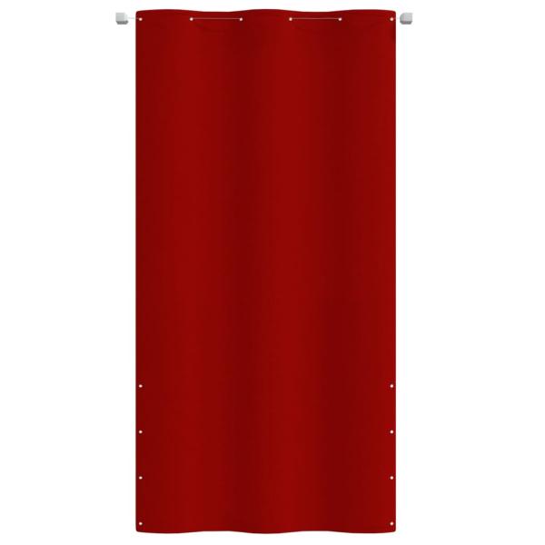 Balkon-Sichtschutz Rot 120x240 cm Oxford-Gewebe