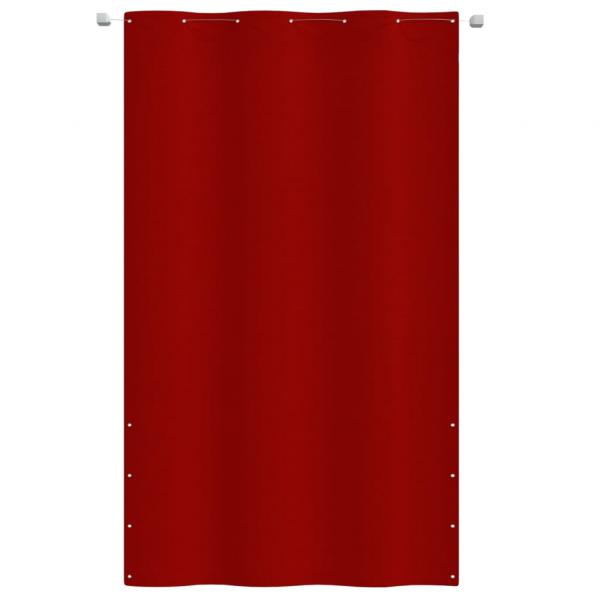 Balkon-Sichtschutz Rot 140x240 cm Oxford-Gewebe