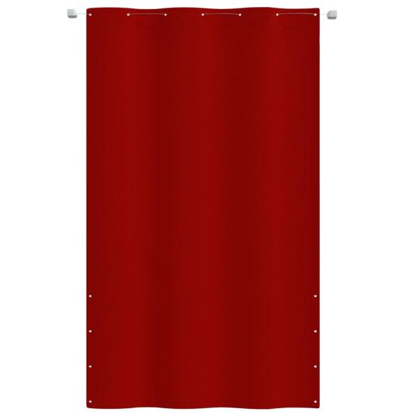 Balkon-Sichtschutz Rot 140x240 cm Oxford-Gewebe