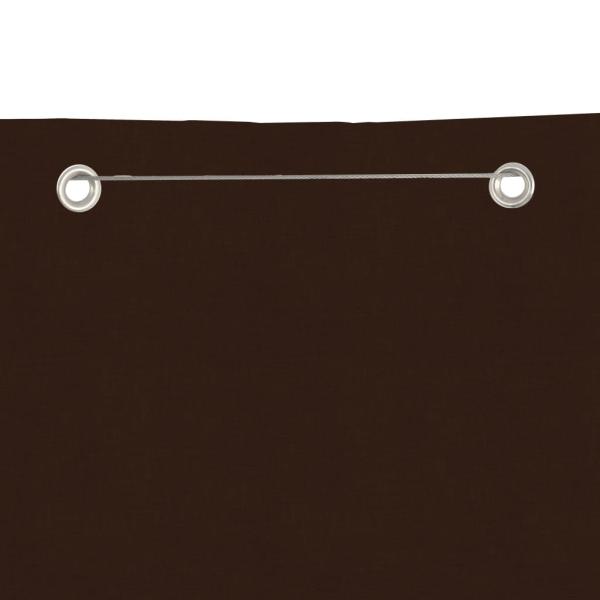 Balkon-Sichtschutz Braun 140x240 cm Oxford-Gewebe