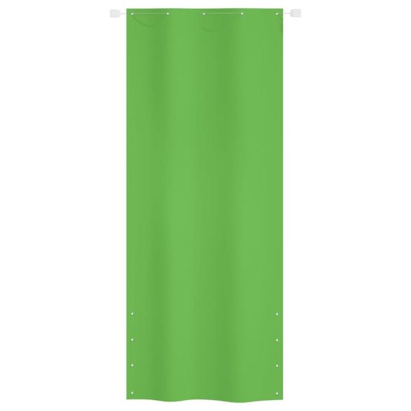 Balkon-Sichtschutz Hellgrün 100x240 cm Oxford-Gewebe