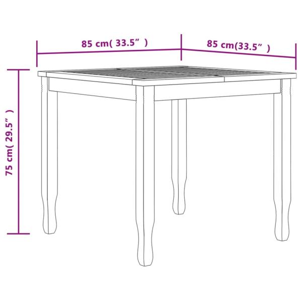 ARDEBO.de - 5-tlg. Garten-Essgruppe Massivholz Teak