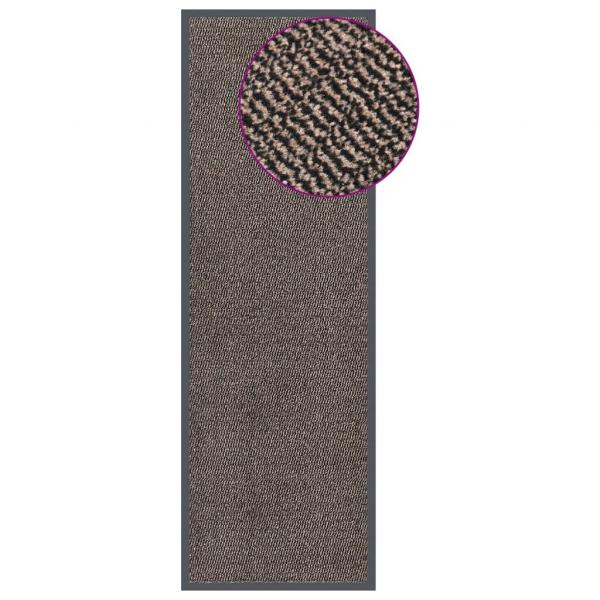 ARDEBO.de - Fußmatte getuftet 60x180 cm Dunkelbraun