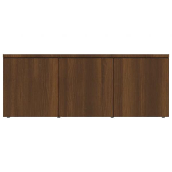 TV-Schrank Braun Eichen-Optik 80x34x30 cm Holzwerkstoff