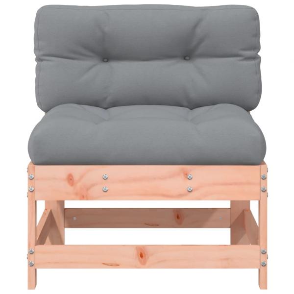 Mittelsofa mit Kissen Massivholz Douglasie