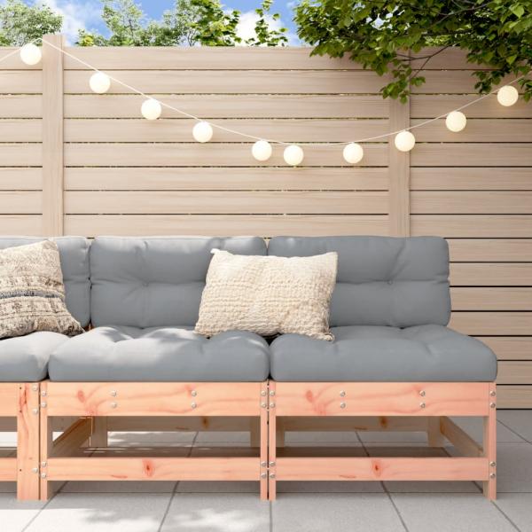 ARDEBO.de - Mittelsofas mit Kissen 2 Stk. Massivholz Douglasie