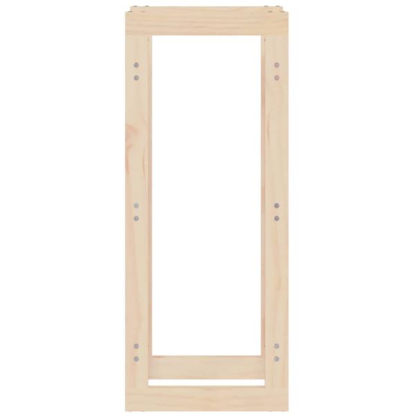 Kaminholzregal 41x25x100 cm Massivholz Kiefer