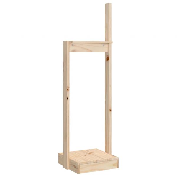 ARDEBO.de - Kaminholzhalter 33,5x30x110 cm Massivholz Kiefer