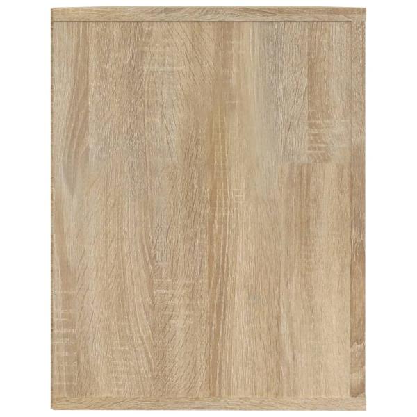 Schuhregal Sonoma-Eiche 75x35x45 cm Holzwerkstoff