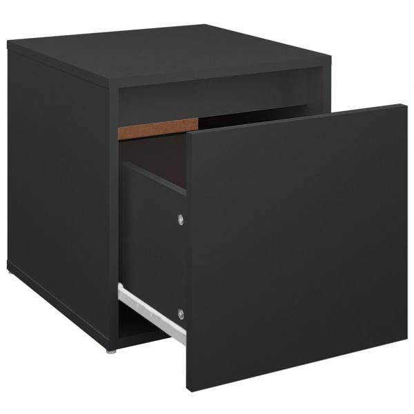 Schubladenbox Schwarz 40,5x40x40 cm Holzwerkstoff