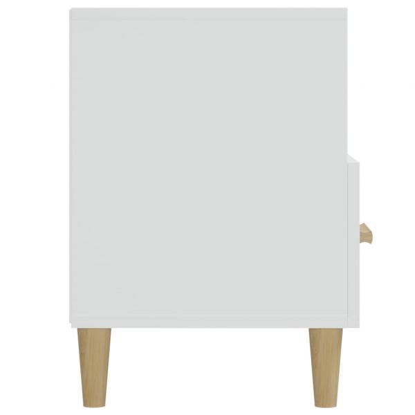 TV-Schrank Hochglanz-Weiß 102x36x50 cm Holzwerkstoff