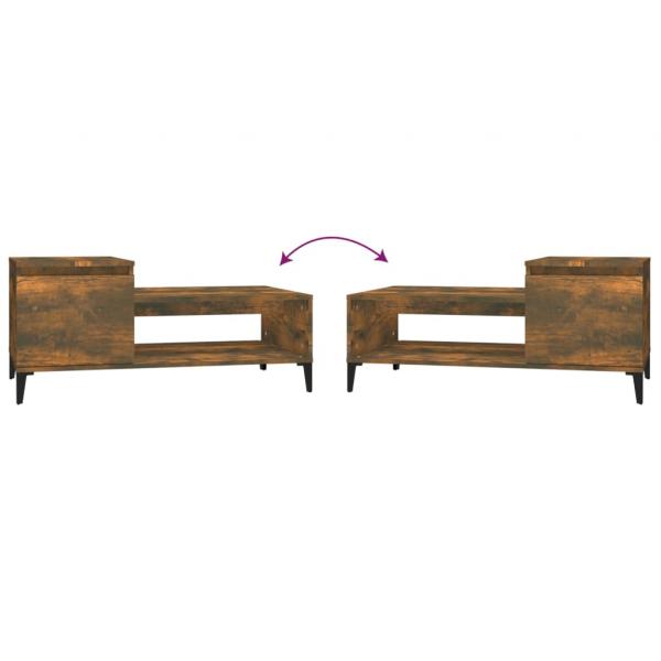 Couchtisch Räuchereiche 100x50x45 cm Holzwerkstoff