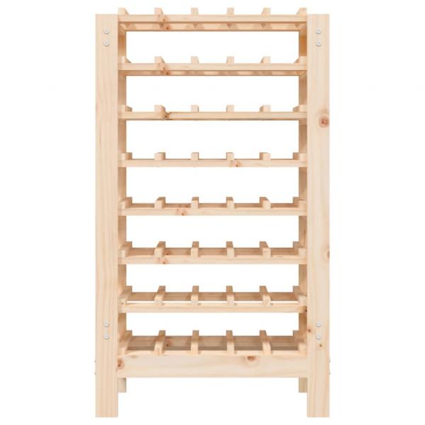 Weinregal 61,5x30x107,5 cm Massivholz Kiefer