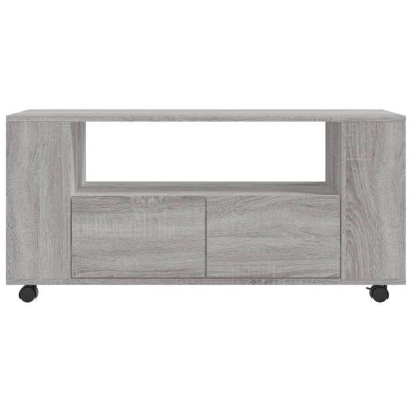 TV-Schrank Grau Sonoma 102x34,5x43 cm Holzwerkstoff