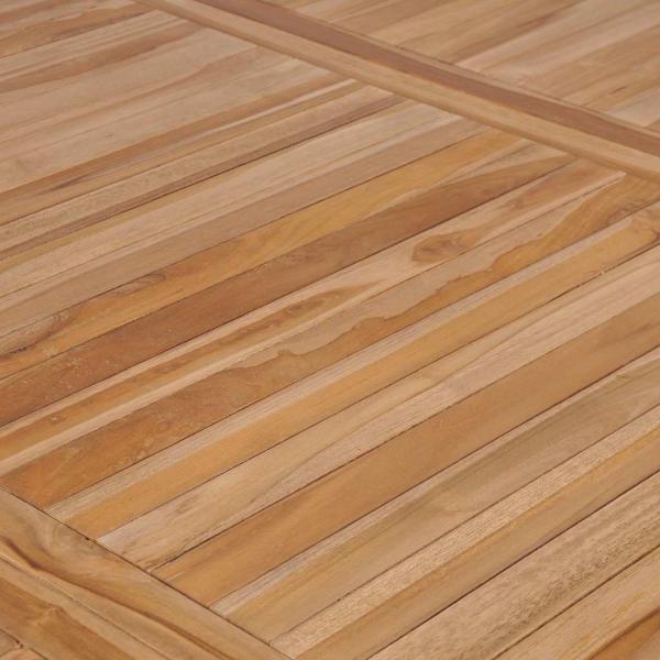 7-tlg. Garten-Essgruppe Massivholz Teak