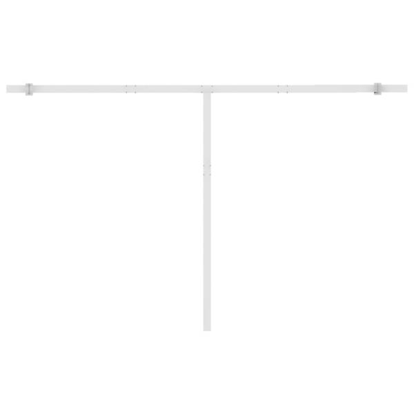 Standmarkise Manuell Einziehbar 450x350 cm Orange/Braun