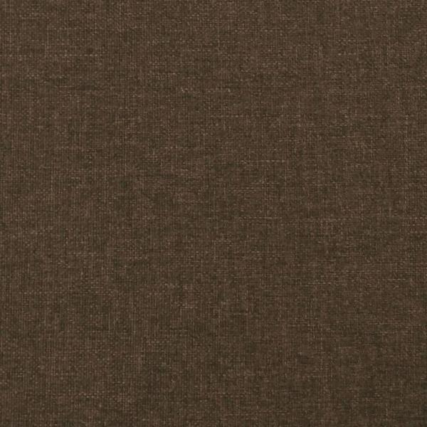 Kopfteil mit Ohren Dunkelbraun 93x23x78/88 cm Stoff
