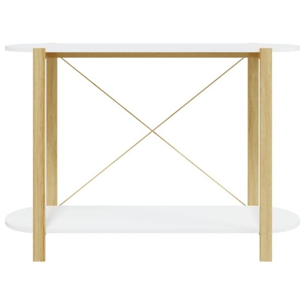 Konsolentisch Weiß 110x38x75 cm Holzwerkstoff