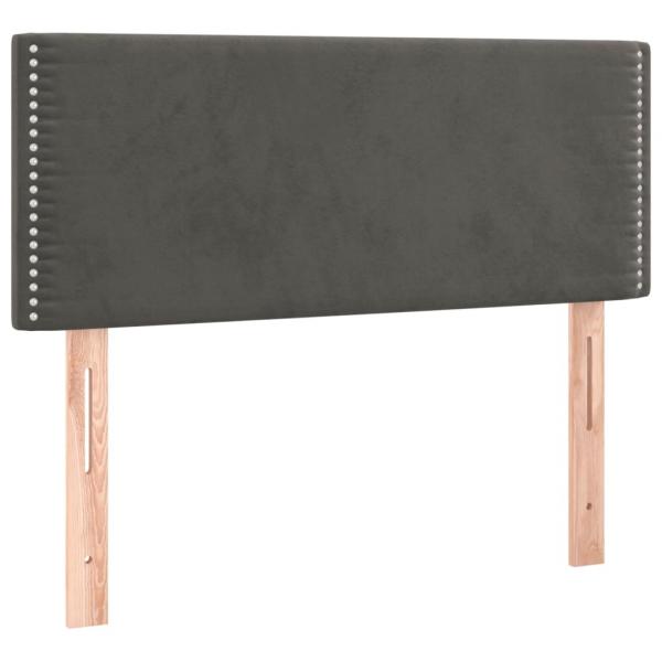Kopfteil Dunkelgrau 90x5x78/88 cm Samt
