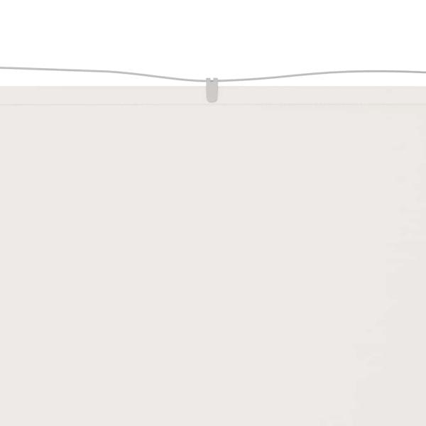 Senkrechtmarkise Weiß 140x1200 cm Oxford-Gewebe