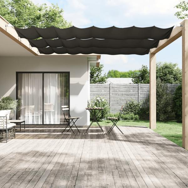 ARDEBO.de - Senkrechtmarkise Anthrazit 100x1200 cm Oxford-Gewebe