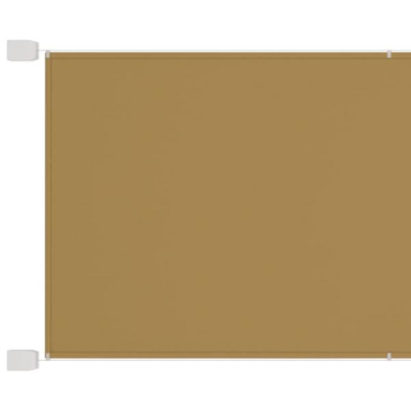 Senkrechtmarkise Beige 60x1200 cm Oxford-Gewebe