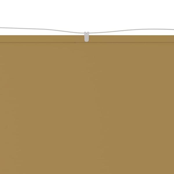 Senkrechtmarkise Beige 60x1200 cm Oxford-Gewebe