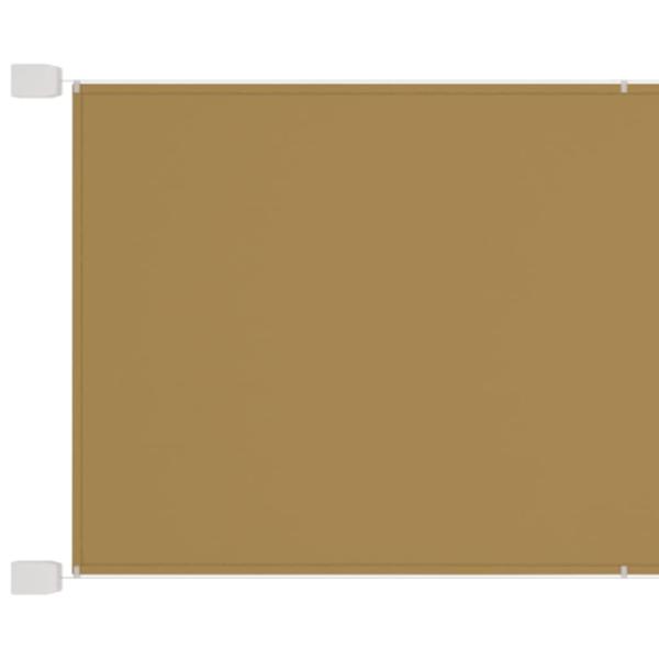Senkrechtmarkise Beige 140x800 cm Oxford-Gewebe