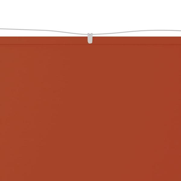 Senkrechtmarkise Terrakotta 60x1000 cm Oxford-Gewebe