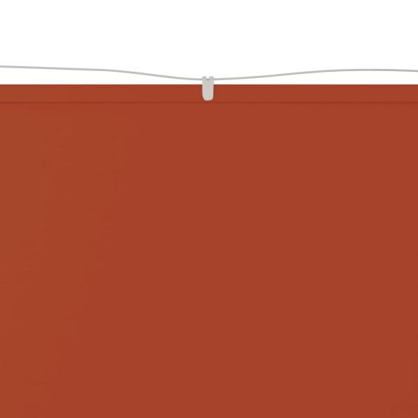 Senkrechtmarkise Terrakotta 100x270 cm Oxford-Gewebe