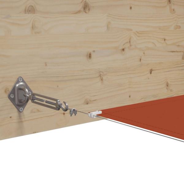 Senkrechtmarkise Terrakotta 100x1000 cm Oxford-Gewebe