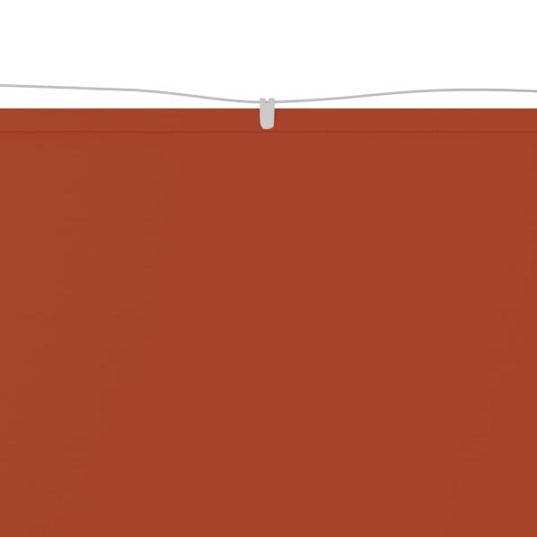 Senkrechtmarkise Terrakotta 140x420 cm Oxford-Gewebe
