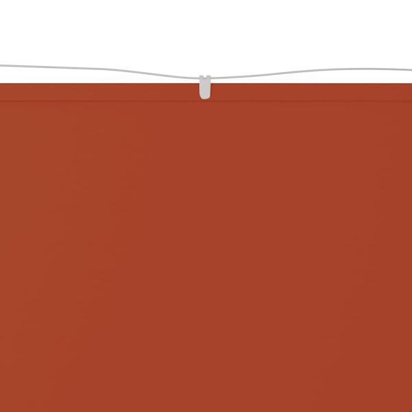Senkrechtmarkise Terrakotta 140x600 cm Oxford-Gewebe