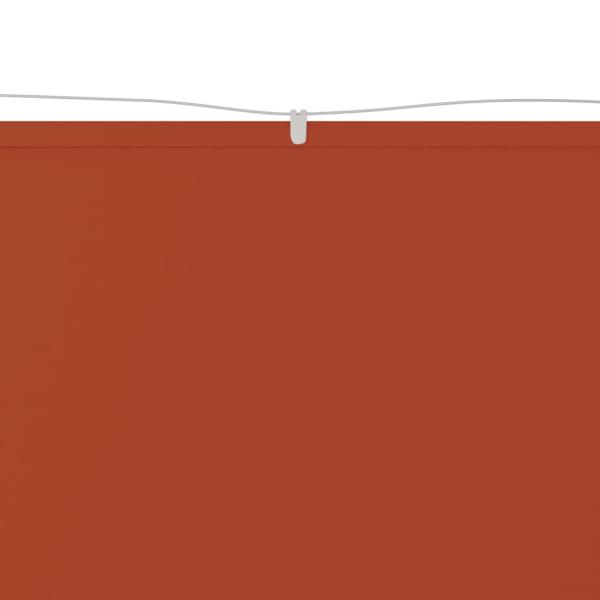 Senkrechtmarkise Terrakotta 140x600 cm Oxford-Gewebe