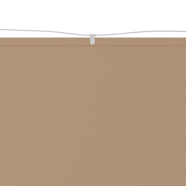 Senkrechtmarkise Taupe 60x270 cm Oxford-Gewebe