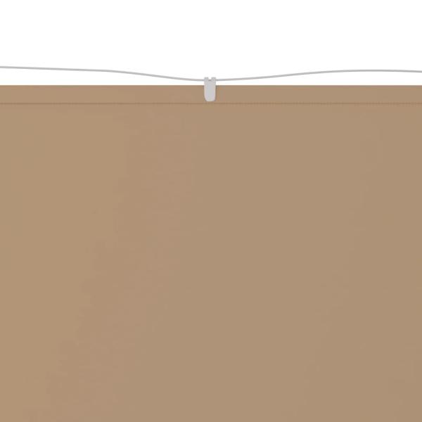 Senkrechtmarkise Taupe 140x420 cm Oxford-Gewebe