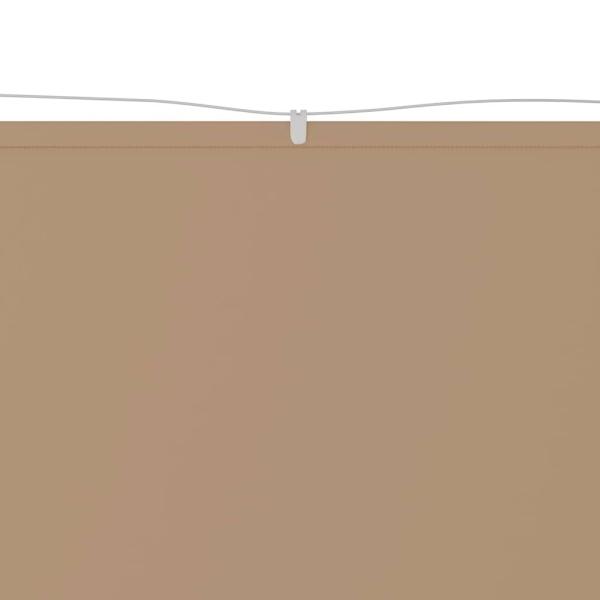 Senkrechtmarkise Taupe 140x600 cm Oxford-Gewebe