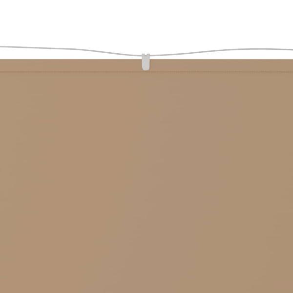 Senkrechtmarkise Taupe 140x800 cm Oxford-Gewebe