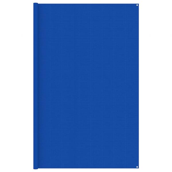 ARDEBO.de - Zeltteppich 300x600 cm Blau HDPE