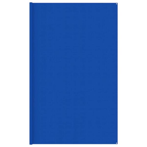 Zeltteppich 400x500 cm Blau HDPE