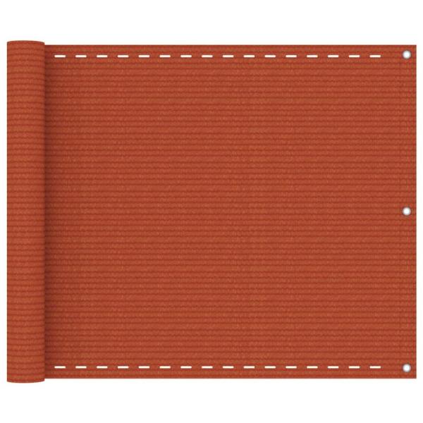 ARDEBO.de - Balkon-Sichtschutz Orange 75x500 cm HDPE