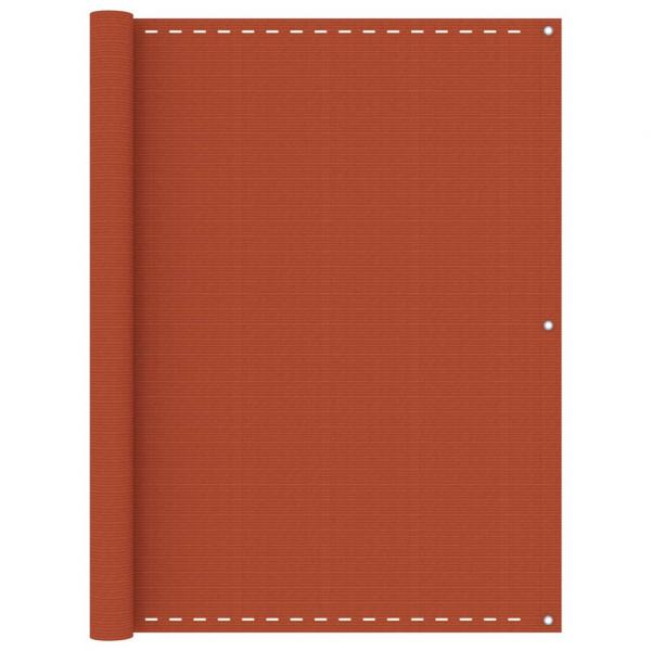 ARDEBO.de - Balkon-Sichtschutz Orange 120x600 cm HDPE