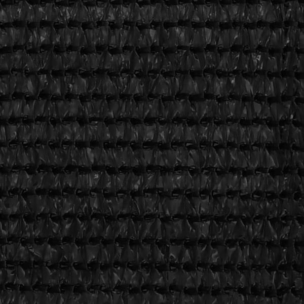 Balkon-Sichtschutz Schwarz 75x400 cm HDPE