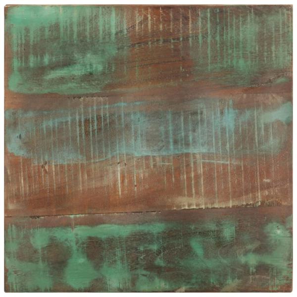 Beistelltisch mit Rädern 40x40x42 cm Altholz Massiv