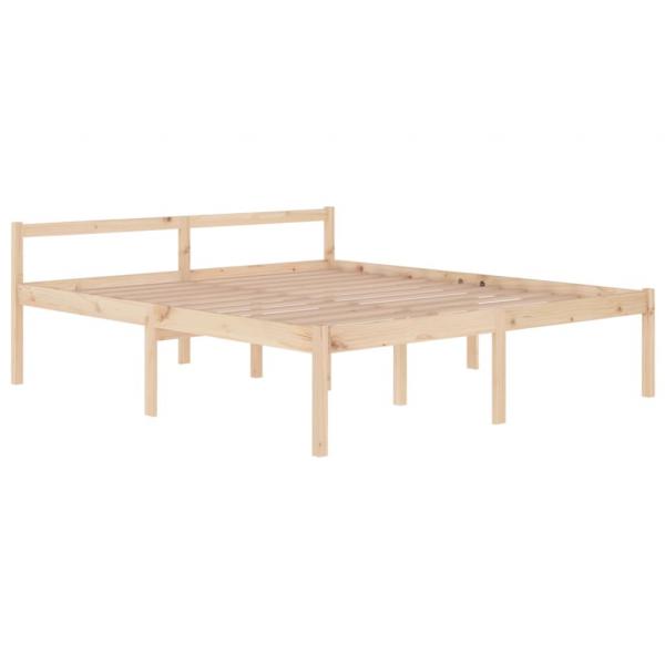 Seniorenbett 180x200 cm Massivholz Kiefer